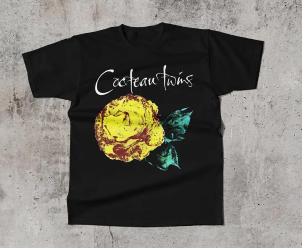 Cocteau Twins Comfort Flower Funny T-SHIRT Short Sleeve All Size Shirt