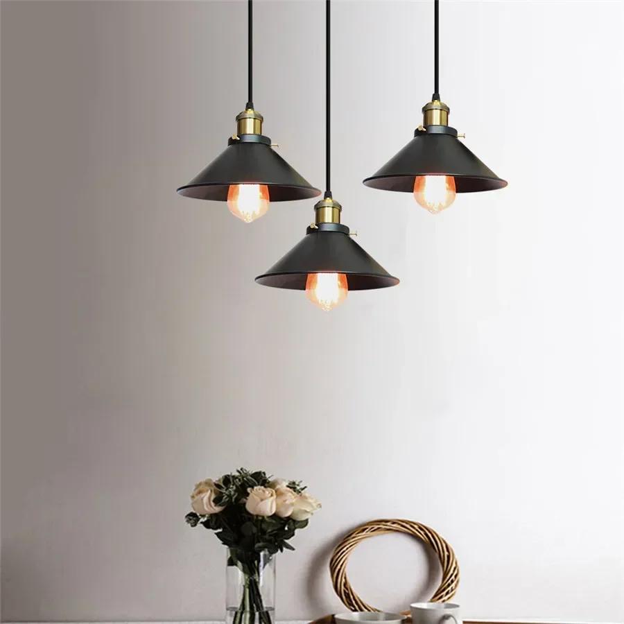 Simple Design Pendant Light Apply for Living Room Home Bedroom Restaurant Hotel Decorative Black Hanging Ceiling Lamp Fixtures