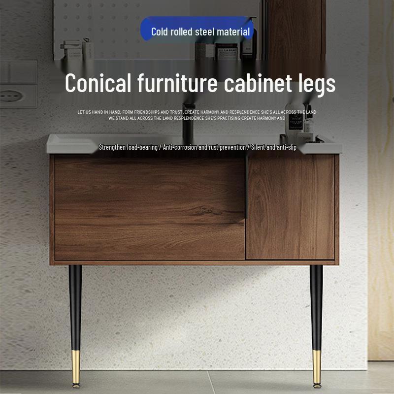 Adjustable Metal Furniture Legs for Cabinets, Sofas, TV Stands, and Tables