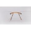 RSINC Rimless Rubber Frame Eyeglass Fashion Eye Wear Gold White 50-18-140 Tag A1