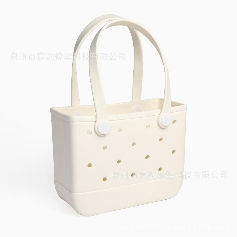 Borse estive carine con buchi Borsa a spalla in EVA Borsa da spiaggia mini in gelatina DIY Borsa a tote