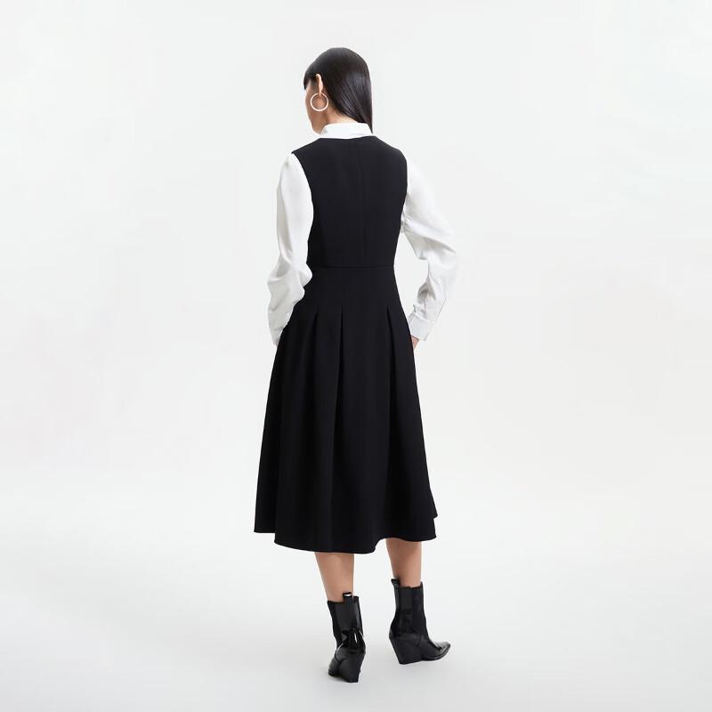 VEROMODA Women's 2024 Spring Two-Piece Long Sleeve Shirt Dress