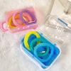 Mini Suitcase Shape Lipstick Bag Women Small Card Luggage Storage Box Dolls Accessories Miniature Trolley Case Travel