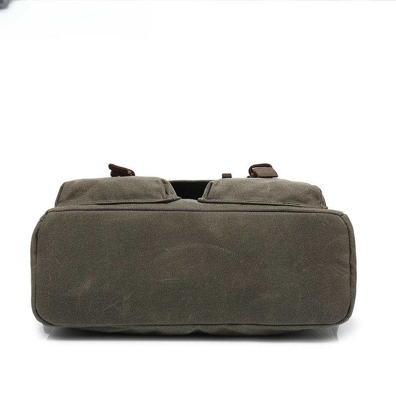 Vintage Canvas Satchel Casual Shoulder Bag Men's Business Computer Bag Student Schoolbag Men's Bag