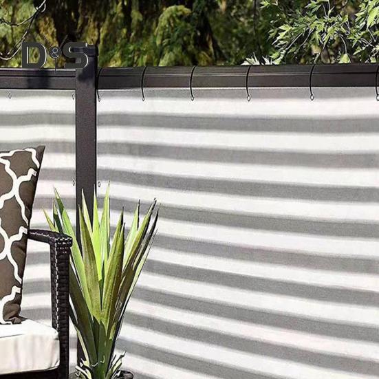 5x0.9M Balcony Privacy Screen Fence Cover UV Protection Weather-Resistant Apartments Railing Screen Heavy Duty Wind Block Sun Shade Net