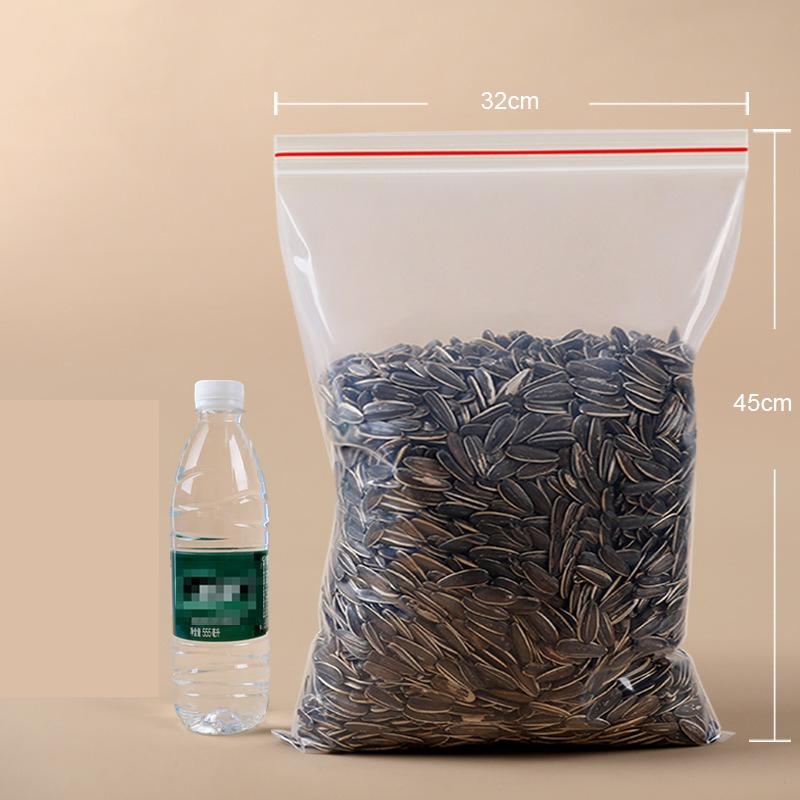 Hardware Storage PE Self Sealing Bag Thickened Screw Accessories Packaged Postcard Transparent Sealed Pocket Dried Fruit Snacks Packaged Separate Bags