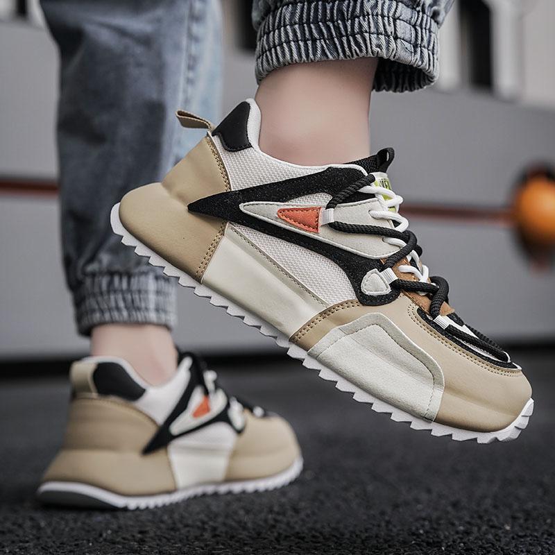 

Трендовые мужские кроссовки, обувь в британском стиле для мужчин, спортивные кроссовки на платформе для бега, мужские вулканизированные туфли в уличном стиле, мужские 44 чёрный