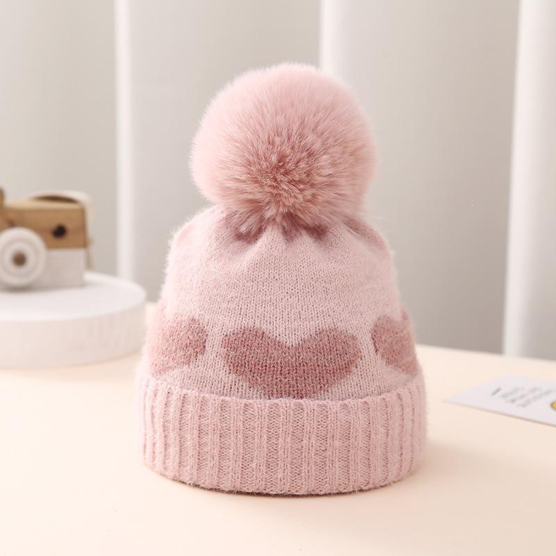 Unisex Baby Warm Windproof Knit Hat with Ear Protection