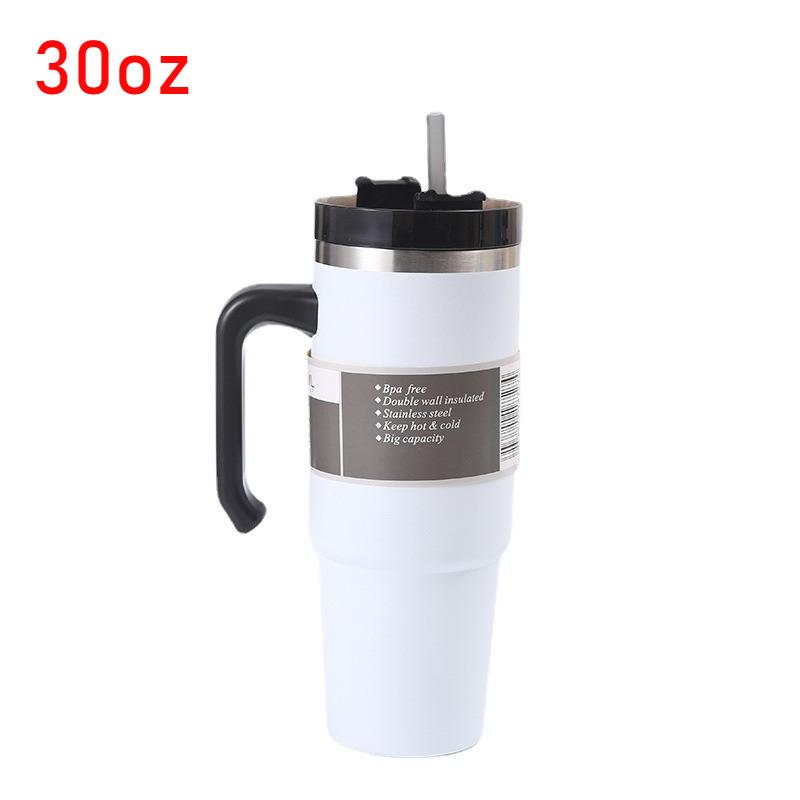 Cups 30/40oz Stainless Steel Car Bottle Large Capacity Water Cup Thermos for Home Car Cold-resistant Bottle Insulated Travel Mug