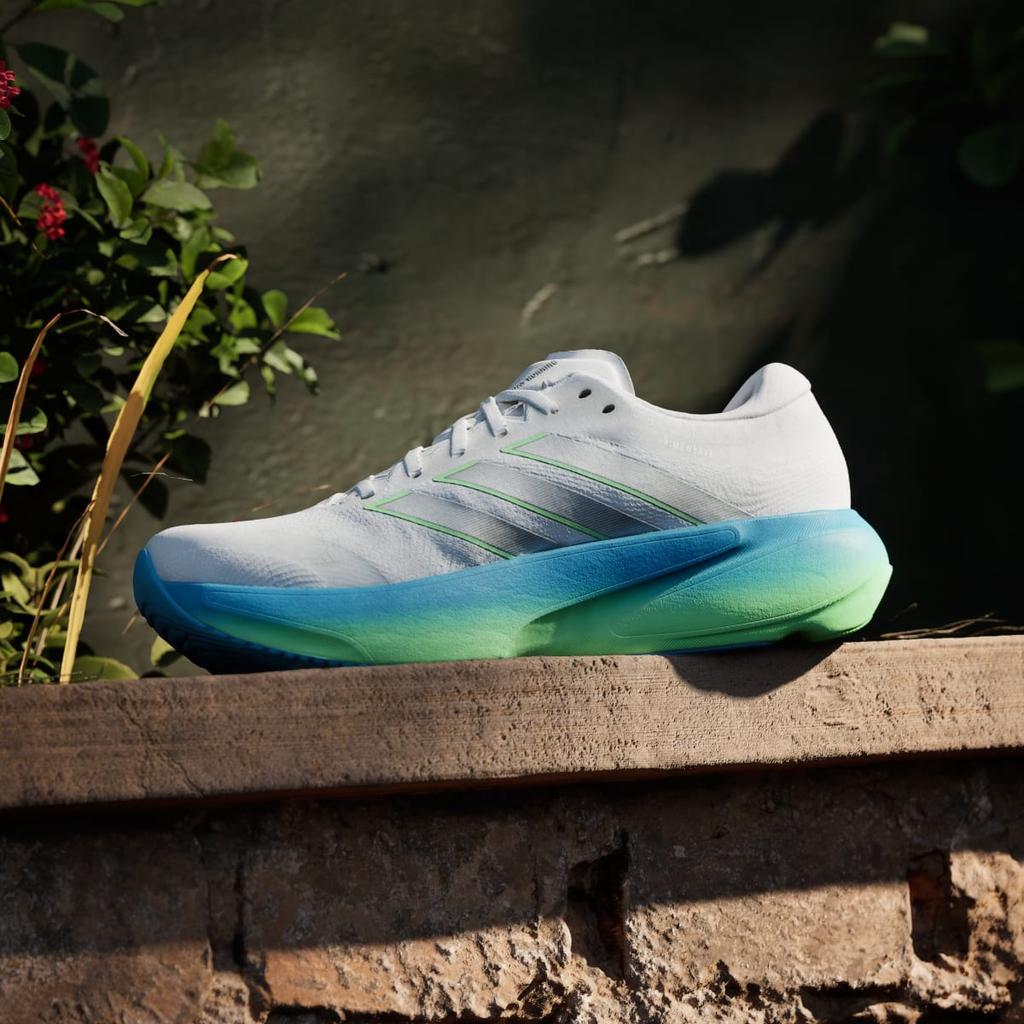 adidas SUPERNOVA RISE 3 RUNNING JP8680 Men's Performance Sports Shoes Cloud White / Silver Metallic / Semi Blue Burst
