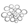 24pcs Circles Mirror Mural Art Sticker DIY Background Wall Decor Paster Removable Lightweight for Television Background Wall
