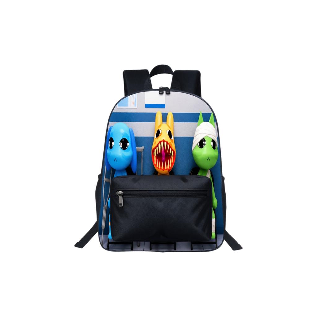 Kids Animal Backpack, Cute Veterinary Theme School Bag for Boys and Girls