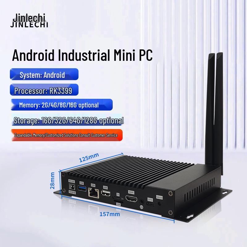 Android RK3288 Industrial Mini PC with 4K Video and Embedded 4G for Paperless Conferences