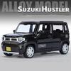 1:22 SUZUKI HUSTLER Alloy Car Model Diecast Metal Off-Road Vehicle Car Model Sound and Light Simulation Collection Kids Toy Gift