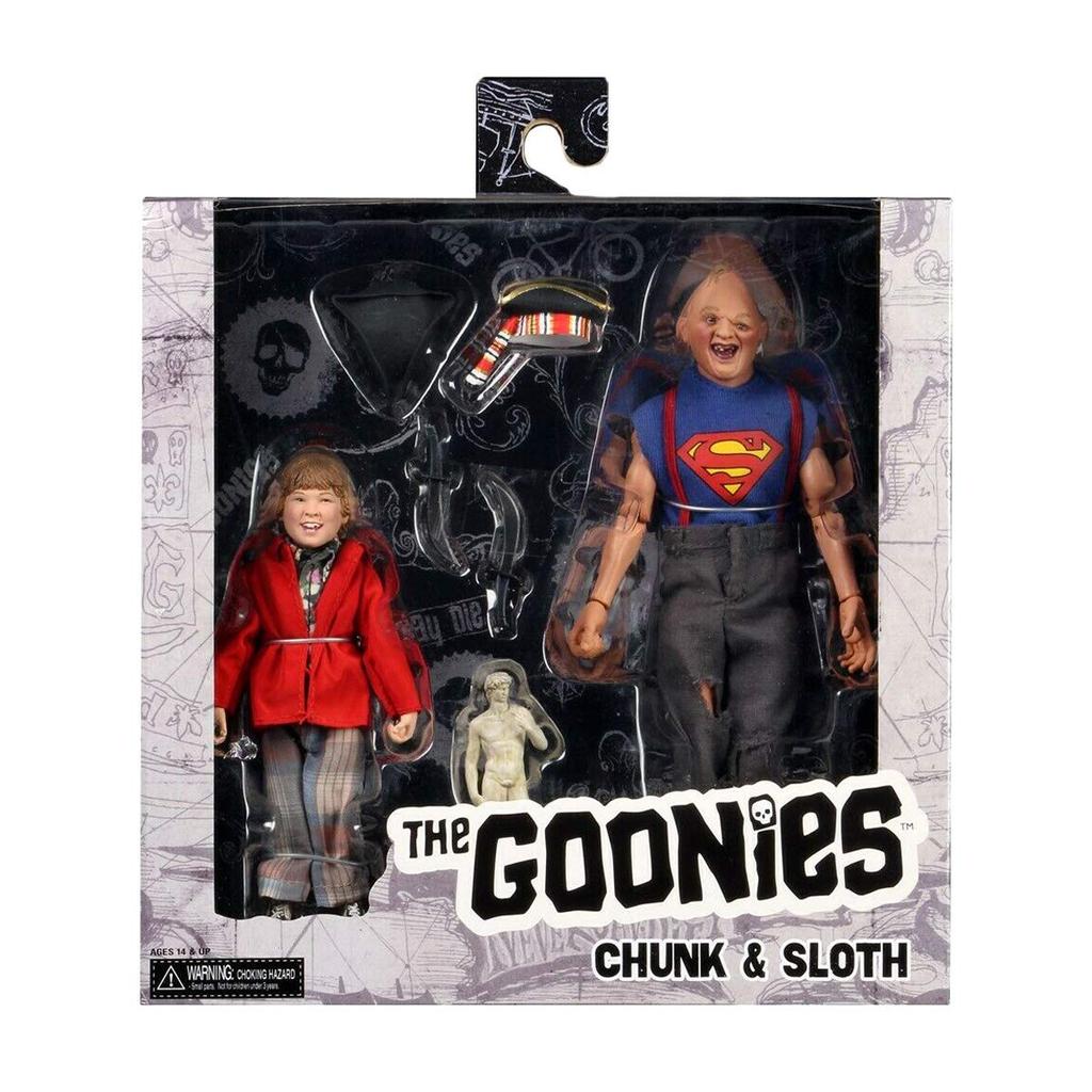Die Goonies NECA Action-Figuren-Serie Chunk Sloth THE GOONIES 2020 NECA Sloth und Chunk 2er-Pack Figur Film-Merchandise 80er 8-Zoll & 2er-Pack / [Gebraucht]