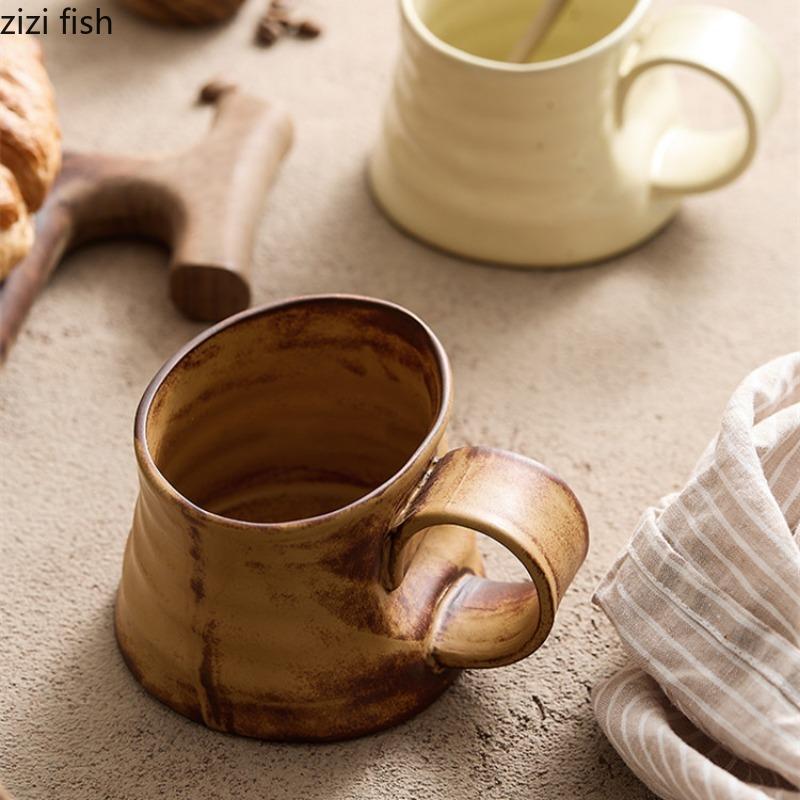 250ml Ceramic Mug Water Cup Breakfast Cup Coffee Cups Milk Tea Cups Milk Mugs Afternoon Tea Mug Coffee Mugs Home Drinkware