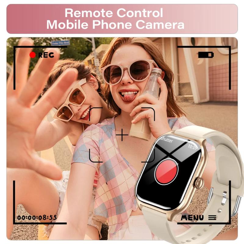 2025 New Voice Call Smartwatch 24 Hour Health Monitor 100+ Sports Modes Bluetooth Smartwatch for Men Women 2.01 Display