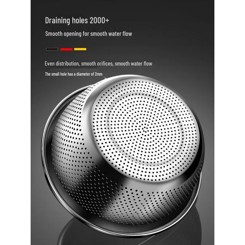 304 Stainless Steel Multi-Purpose Washing Strainer Basin