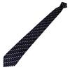 Excellent HERMES Tie Riding Pattern Navy Blue Silk Mens 5658 EA Used