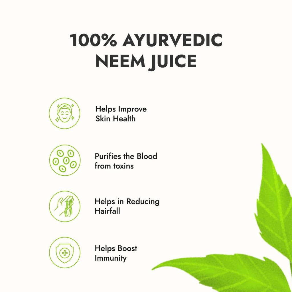 Kapiva Neem Juice 1L | Organic Rajasthani Neem Drink | Natural Immunity Booster and Digestive Health Aid