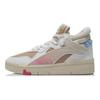 Li Ning Suprewave Mid Slip Resistant Durable High Top Skate Shoes Women Skate Shoes Light-Gray Brown AGCR234-5