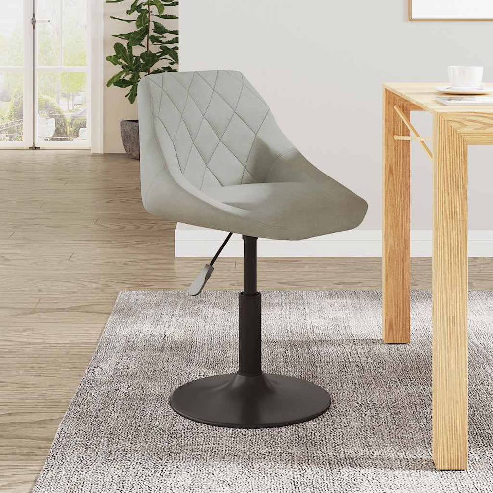 Chaise de salle à manger  clair Velours