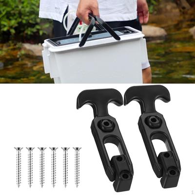 2 Pieces T Handle Hasp Draw Latch Latches Elastic Shock Absorption Replacement Rubber Flexible,