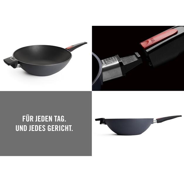 Woll Diamond Lite Cast Iron Frying Pan with Swivel Handle for Induction Hobs 34 Cm (11034DPIL)