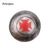 Silver Resin Round Flower Walking Cane Fashion Decorative Steel Stick Gentleman Elegant Cosplay Cane Knob Crosier 90cm