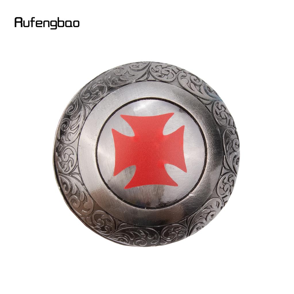 Silver Resin Round Flower Walking Cane Fashion Decorative Steel Stick Gentleman Elegant Cosplay Cane Knob Crosier 90cm
