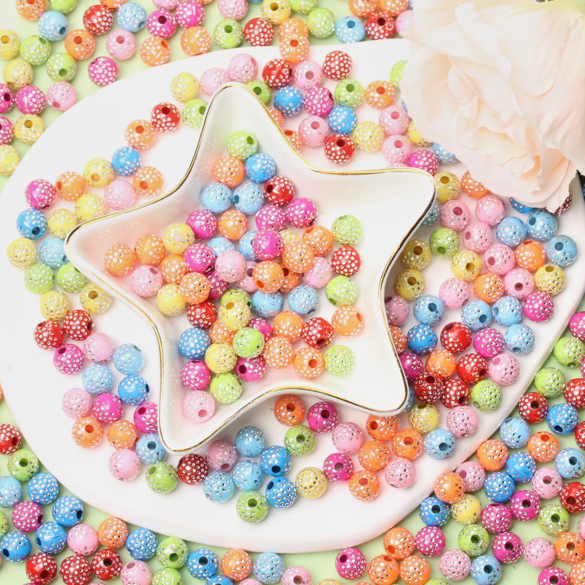 

Свободные бусины 8 мм, браслет Babysbreath, 200 шт., акриловая бусина-разделитель, ожерелье «сделай сам», модные ювелирные аксессуары, блестящие аксессуары