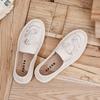 Comfortable Men's Canvas Shoes Loafers Soft-Soled Slip-On Flats Versatile Casual Shoes Business Formal Leather Footwear Sneakers