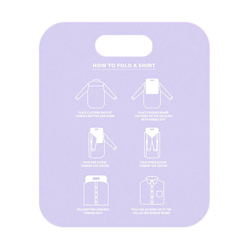 Clothes Folding Board Plastic Household Shirt Folding Board Creative Dress Fold Organizer for Kids Adults Clothes