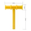 Kids Chewing Tube Teether Speech Therapy Oral Muscle Training Tool Teeth Grinding Massager Chew Tongue Rehabilitation Aid Tool