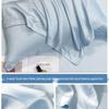 Set di Due Federe in Seta Tencel - Colore Unito per Uso Domestico o in Dormitorio