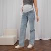 8051 Maternity Jeans High Waist Slim Straight Leg Pants Fashion Casual Everyday Wear