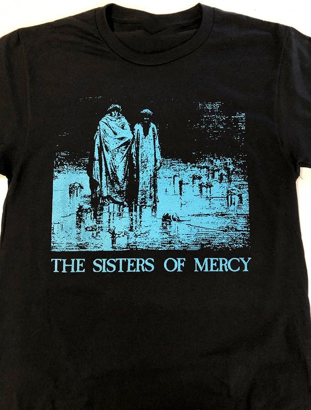 The Sisters of Mercy Black T-Shirt Cotton Full Size Unisex Unisex T-Shirt
