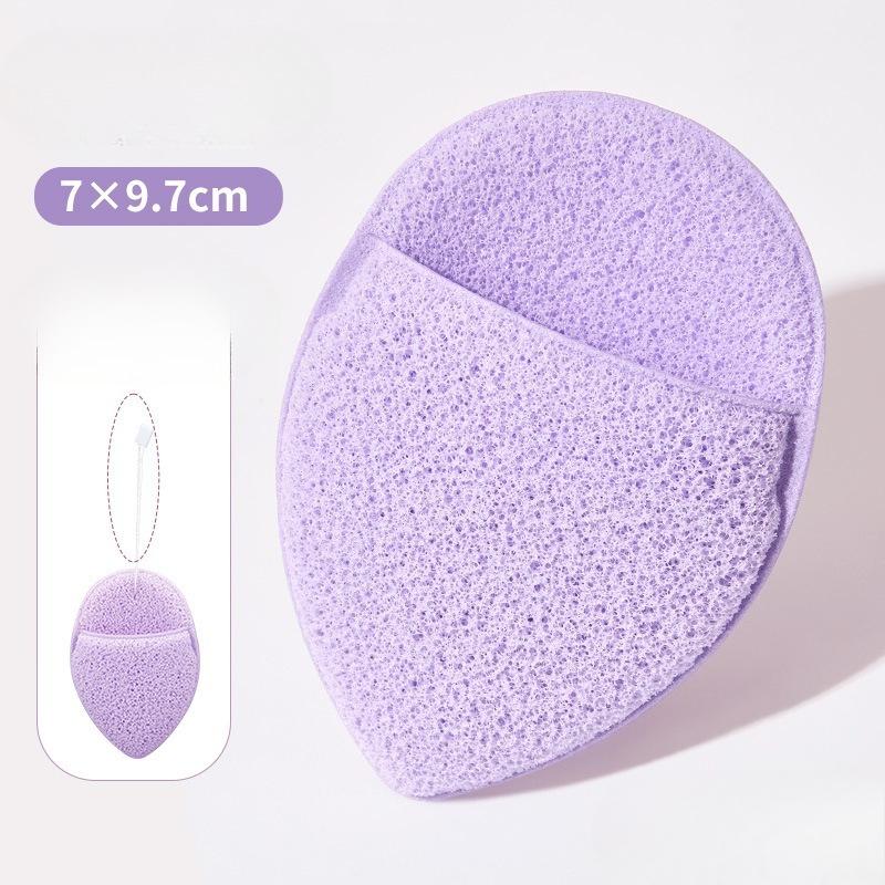 5Pcs Natural Exfoliating Face Wash Cleansing Puff Flutter Sponges Deep Remover To Headband Cosmetic Sponges Facial Clean Tool New