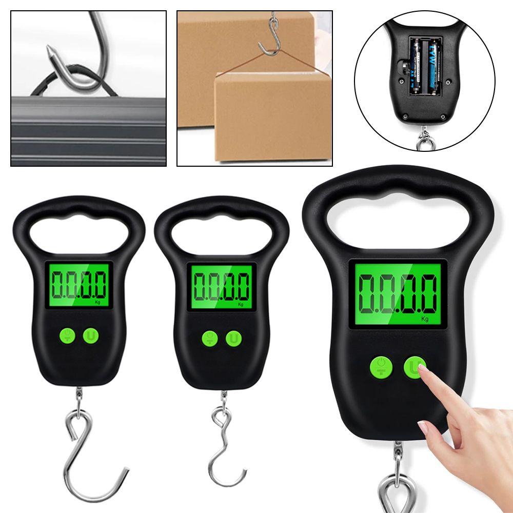 

Ручные электронные ЖК-весы, цифровые весы для багажа, чемодан, дорожная сумка, подвесные весы 50 кг/10 г