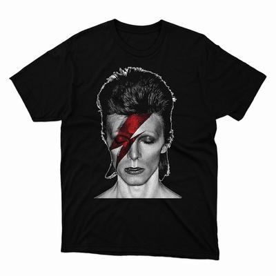 David Bowie Ziggy Star Dust T Shirt Black Tee