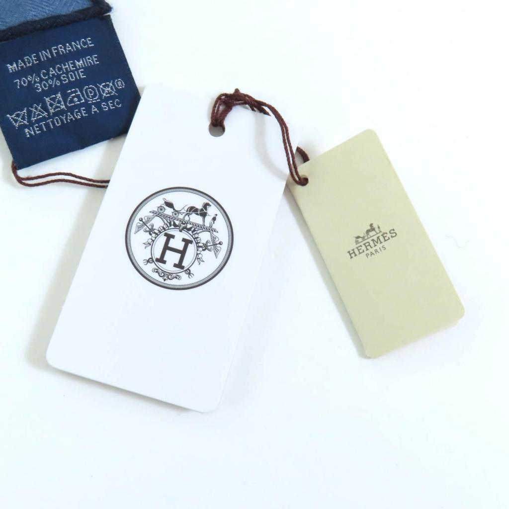 Makelloser HERMES Schal Bride de Gala Appliqué Piqué Kaschmir Damen Gebraucht