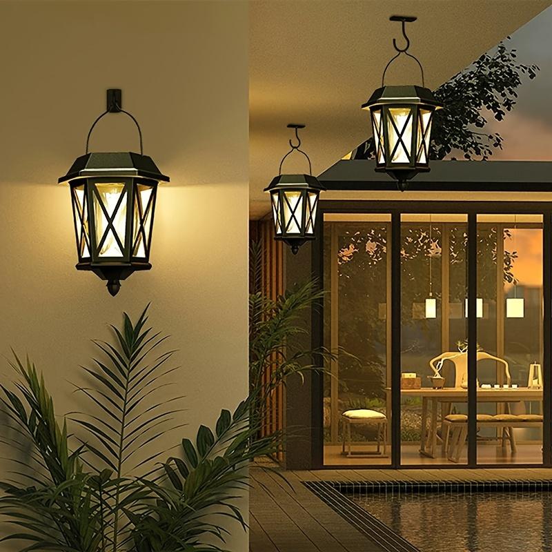 2Pcs Black Ceiling Hooks, Suitable For Plants, Bird Feeders And Decorations - Easy-To-Install Wall-Mounted Hangers, Suitable For Lamps, Lanterns