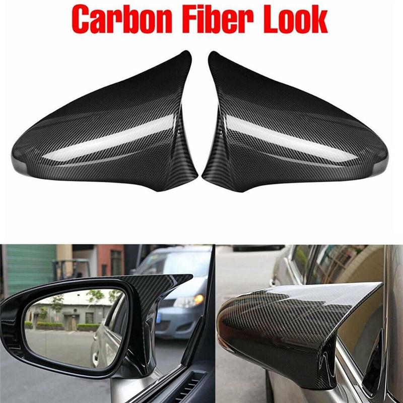 M63K-Car Side Rearview Wing Mirror Cover For Lexus IS200 IS250 IS300 IS350 2014- Rear View Mirror Cover Cap