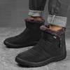 Mode Schnee Damenstiefel Bequeme Damenstiefel Wasserdichte Damenschuhe Reißverschluss Schuhe Frau Weiches Fell Damen Winterstiefel Botas Mujer