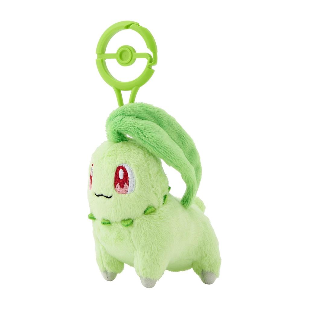 Pokemon Mascot with Carabiner Chikorita Japan NEW Pocket Monster