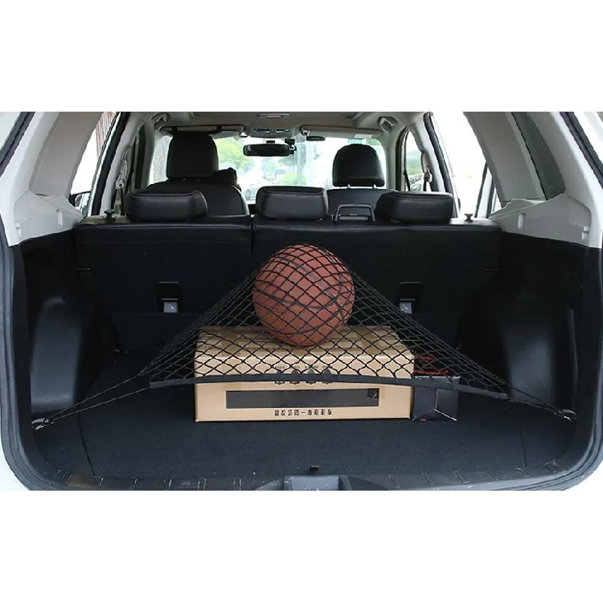 Car Trunk Luggage Storage Elastic Mesh Crille Net Auto Interior Accessories For Subaru Forester Ascent Outback Legacy XV WRX BRZ