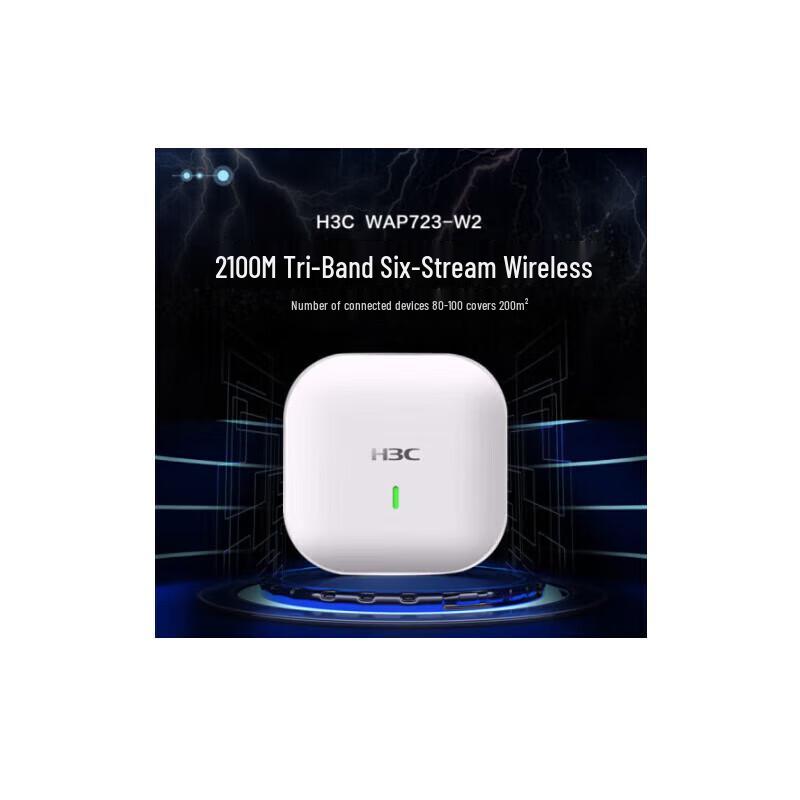 H3C WAP723-W2 Tri-Band Indoor Ceiling-Mount Wireless AP