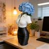Weibliche Büste Statue 3D Gedruckte Professionelle Büste Figur Menschlicher Körper Kunst Vase Make-up Pinsel Stifthalter für Zuhause Büro Schreibtisch Dekor