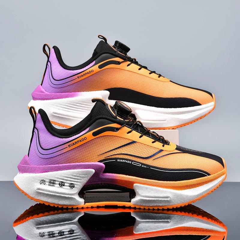 2025 New Big Jueying 3.0 Carbon Board Running Shoes Boys and Children Students Rotating Button Lace-Up Sneakers Women