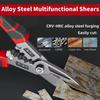 Heavy Duty Iron Shears  for Cable Iron Wire Cutting Stripping Crimping Hand Tool